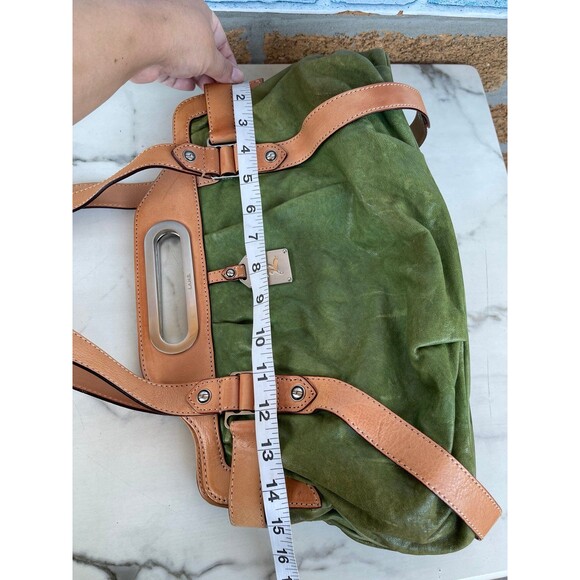 L.A.M.B buttery soft green leather shoulder bag DEADSTOCK - Picture 11 of 13